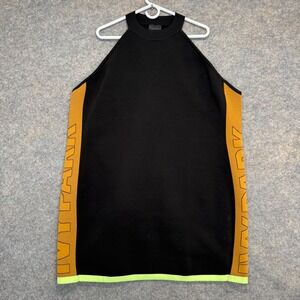 Ivy Parks x Adidas Body-Con Dress Beyonce Knit Womens 4X Halter Neck Logo Panel